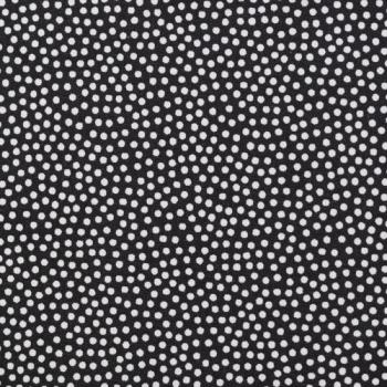 Baumwolle Dotty Schwarz/Weiß by Swafing